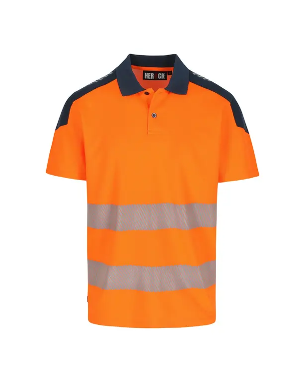 ORBIT HIGH VIZ POLO MANCHES COURTES