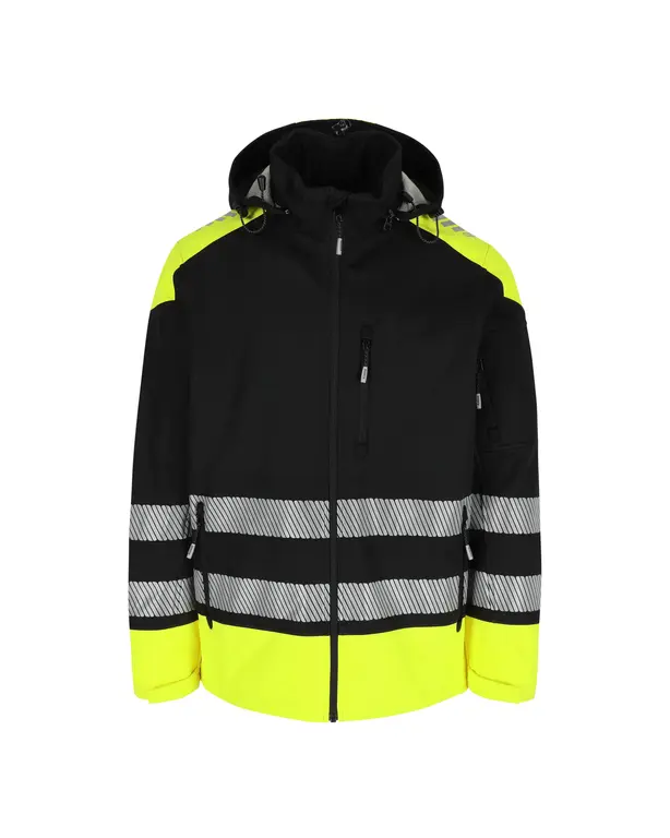 SOLAR HIGH VIZ SOFTSHELL VESTE
