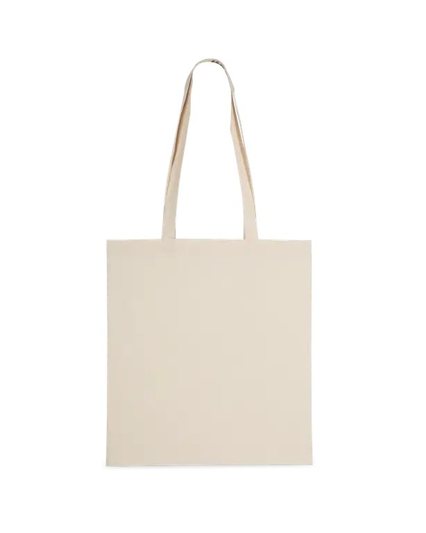 Tote bag van gerecycled stof met katoenlook