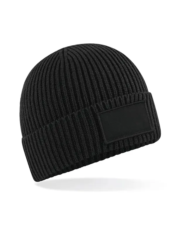 Trendige Patch-Mütze