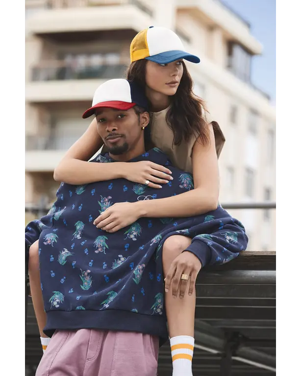 Trucker cap 5 panel multicolor