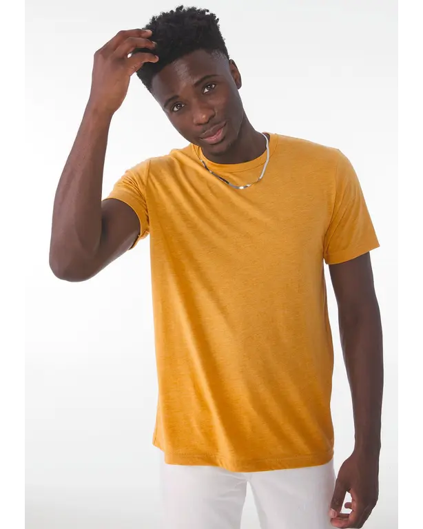 T-SHIRT TRIBLEND RONDE HALS