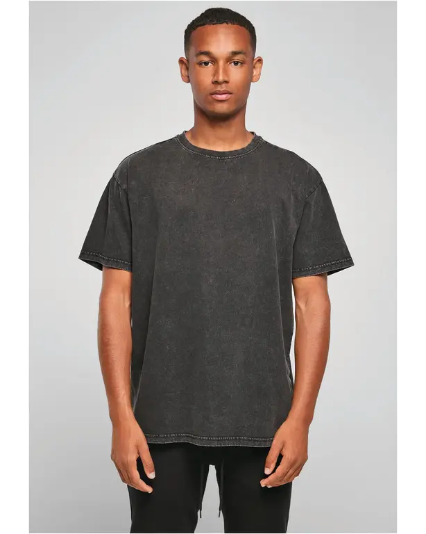 Verbleekte zware T-shirt