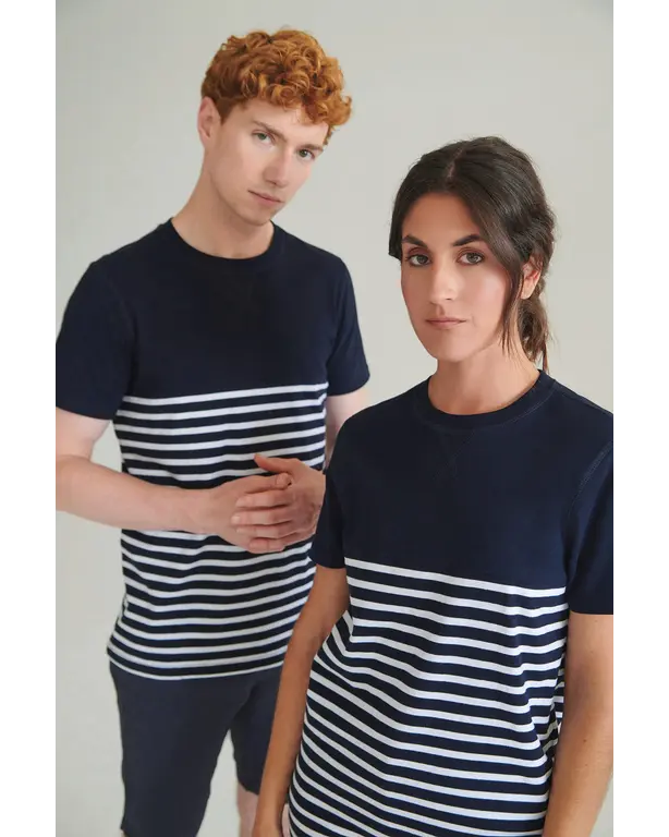 Bretonisches T-Shirt mit kurzen Ärmeln