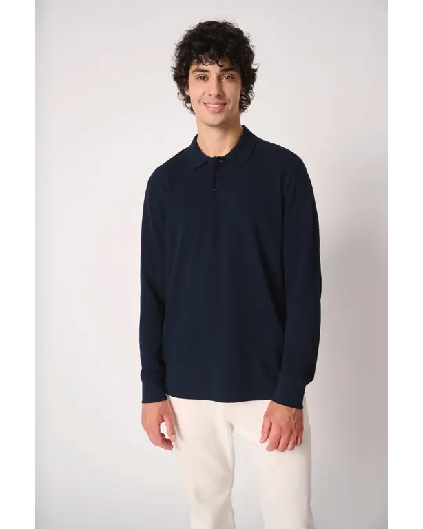 Pique Polo LSL