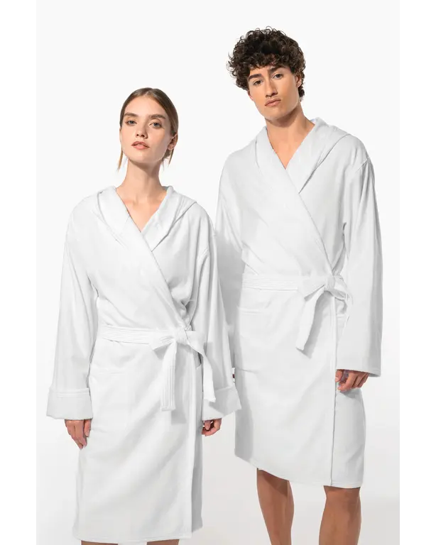 Bademantel mit Kapuze Bio