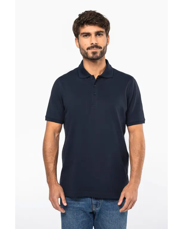 Piqué Polo mit kurzen Ärmeln