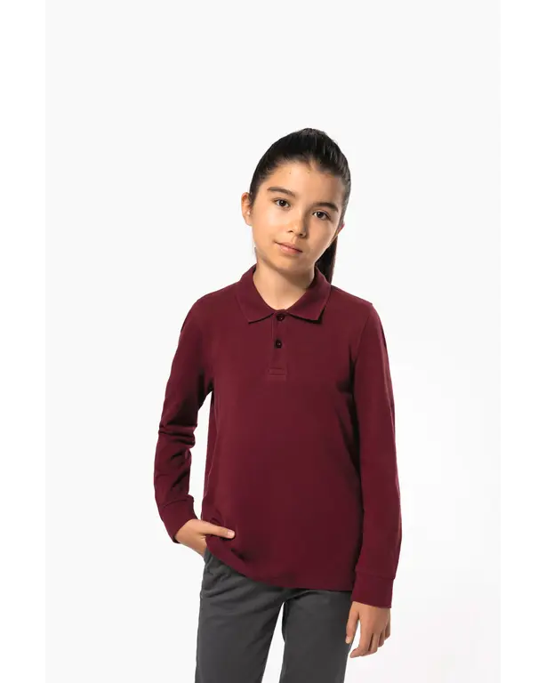 Polo met lange mouwen