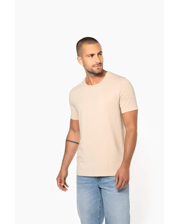 T-Shirt mit Rundhalsausschnitt und kurzen Ärmeln