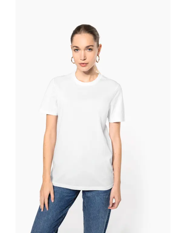 T-shirt met ronde hals en korte mouwen