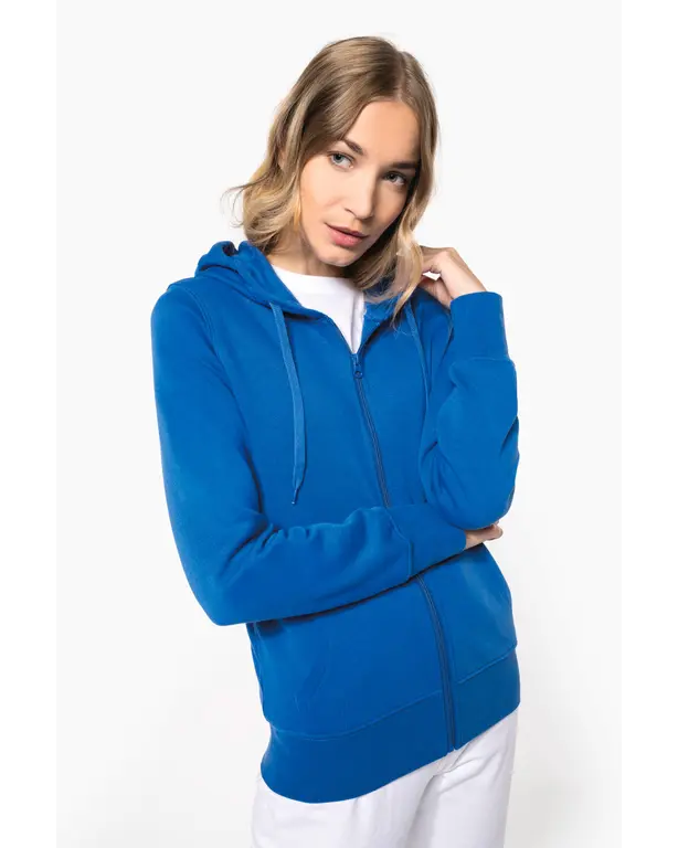 Ökologischer Hoodie mit Reißverschluss