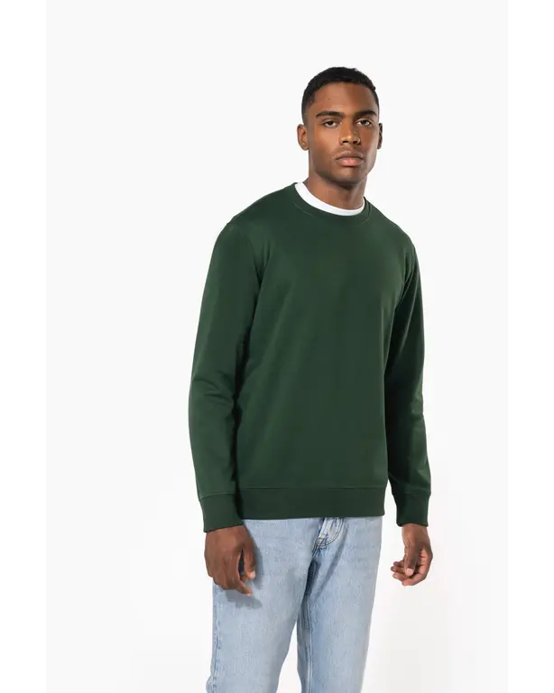 Recycelter Sweatshirt mit Rundhalsausschnitt