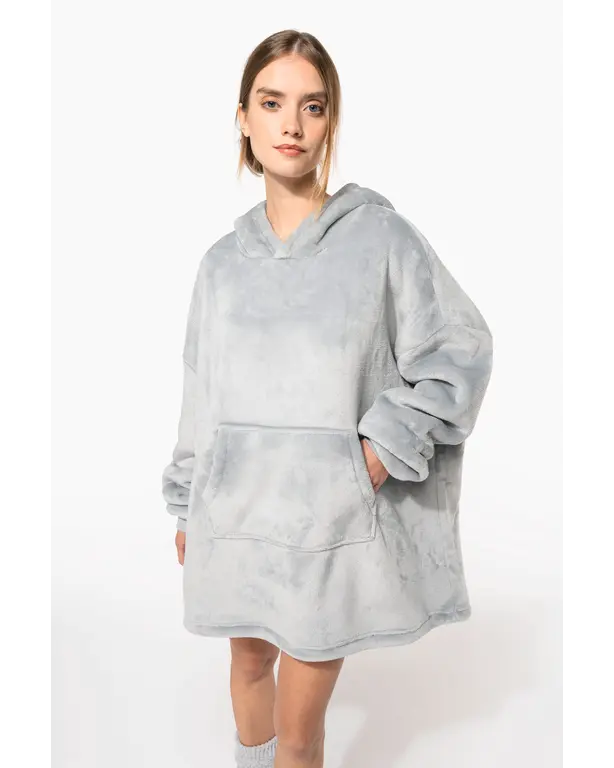 Plaid poncho