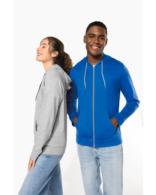 Leichte Baumwolljacke mit Kapuze