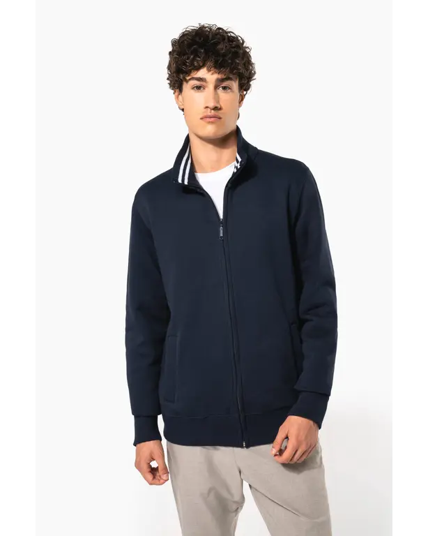 Fleecejacke mit Reißverschluss