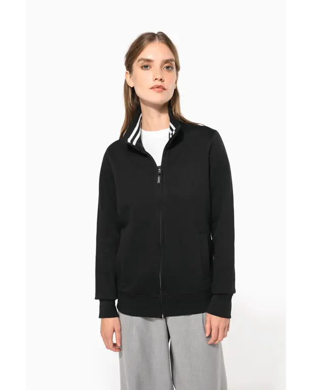 Fleecejacke mit Reißverschluss