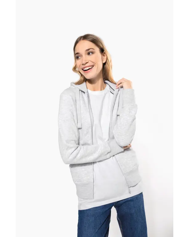 Reißverschluss Kapuzenpullover