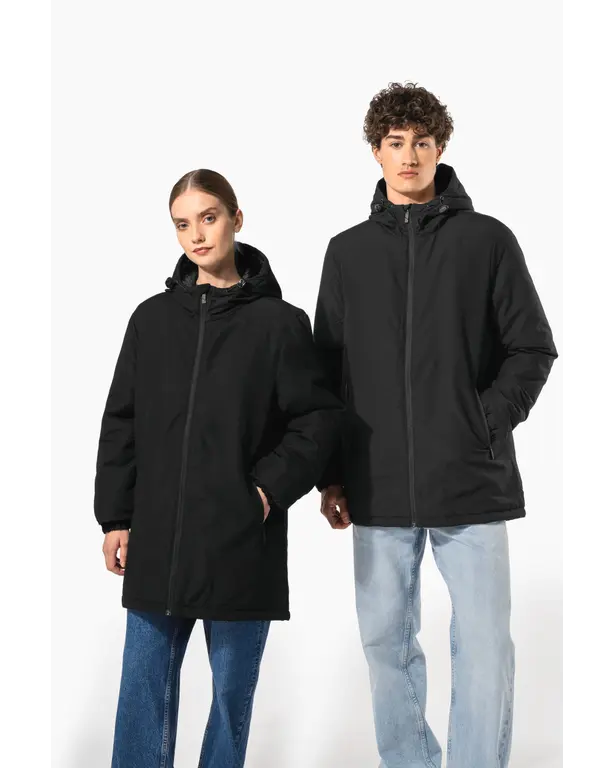 Recycelte Parka mit Kapuze