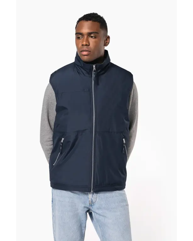 Bodywarmer met fleece voering