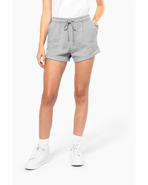 Ökologischer Shorts aus ungebürstetem Fleece