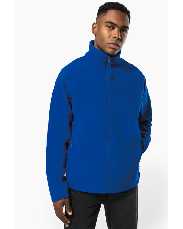Reißverschluss Mikrofleecejacke mit Raglanärmeln