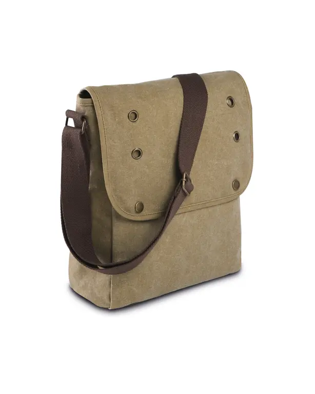 Canvas schoudertas