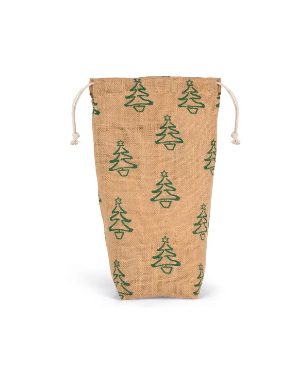 Flasche mit Weihnachtsmotiven