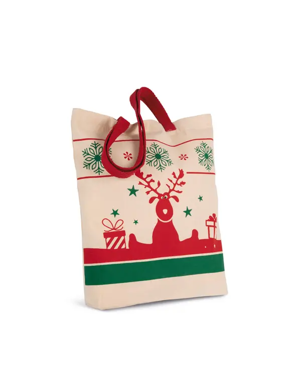 Einkaufsbeutel mit Weihnachtsmotiven