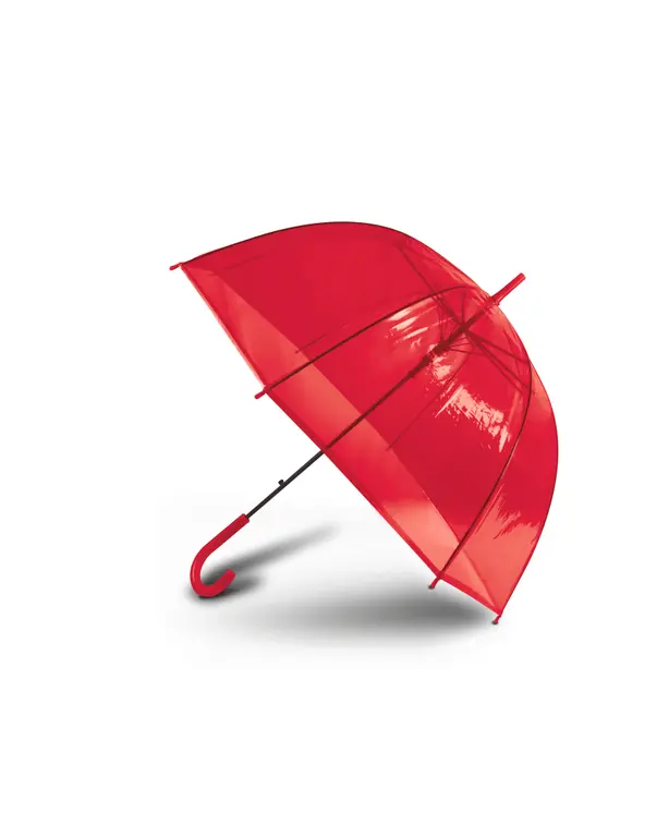 Transparanter Regenschirm