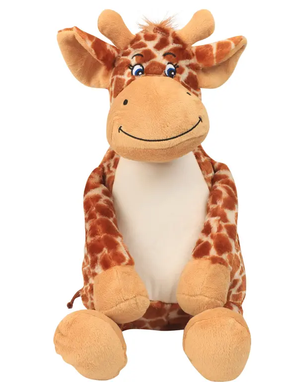 Reißverschluss Plüschgiraffe