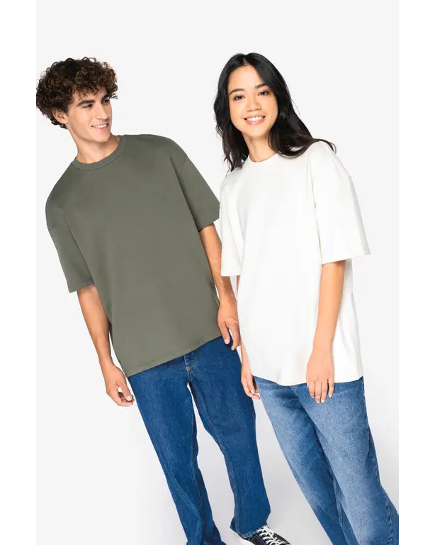 Oversized umweltfreundliches T-Shirt French Terry