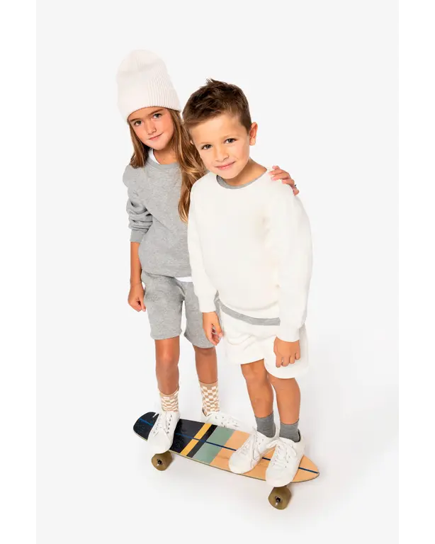 Ecoresponsabel sweatshirt met ronde hals