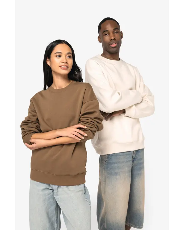 Oversized Eco-friendly Round Neck Sweatshirt