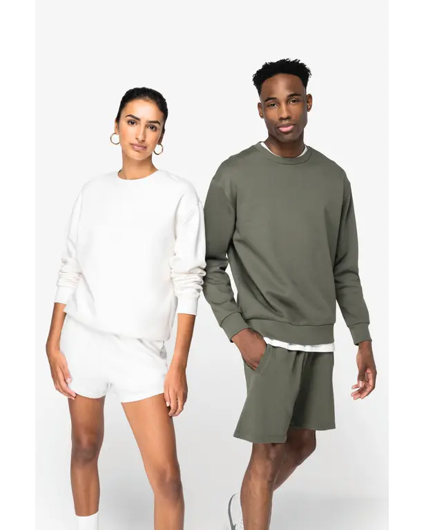 Ecoresponsabel sweatshirt met ronde hals
