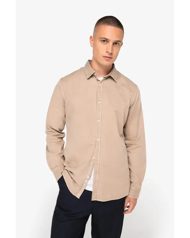 Eco-vriendelijke gewassen shirt