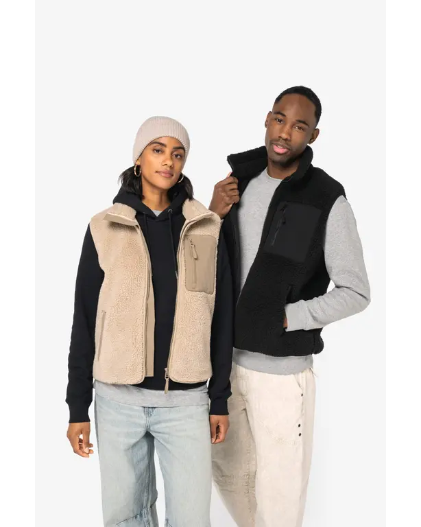 Ecoresponsabler Bodywarmer aus Sherpa