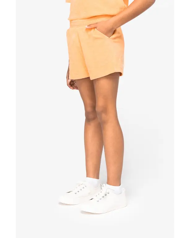 Ecoresponsabler Mädchen-Badestoff-Short