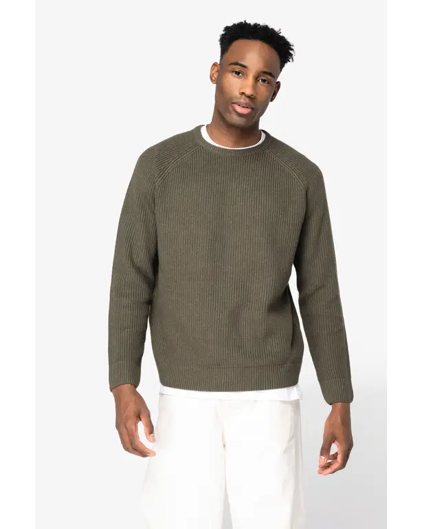 Ecoresponsabler Pullover mit groben Maschen