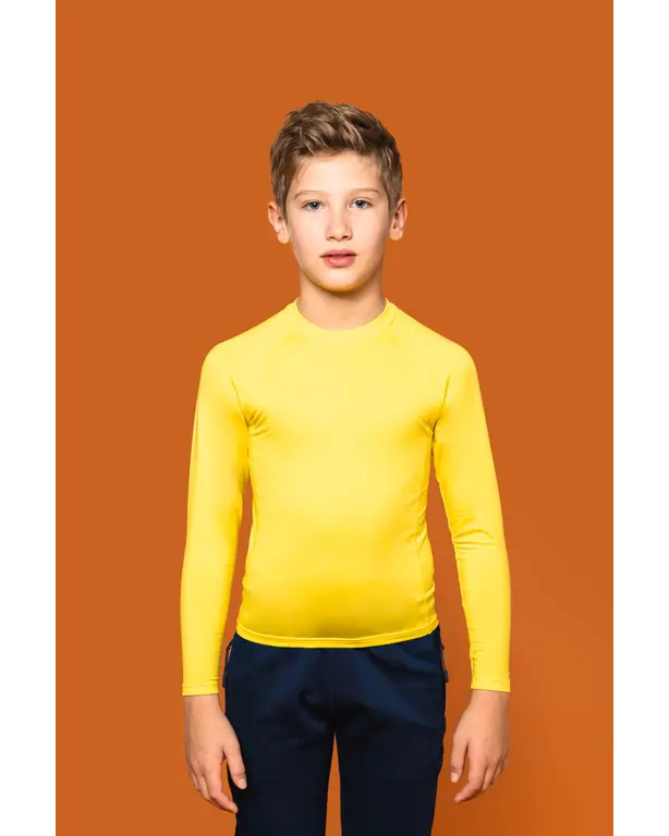 T-Shirt mit doppelter Schicht Sport lange Ärmel