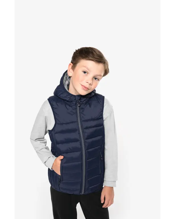 Bodywarmer mit Kapuze