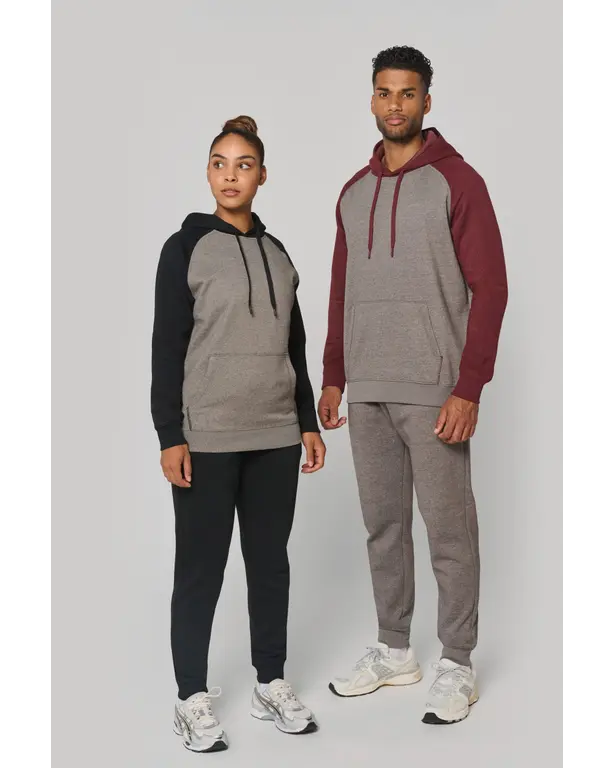 Bicolor Kapuzenpullover