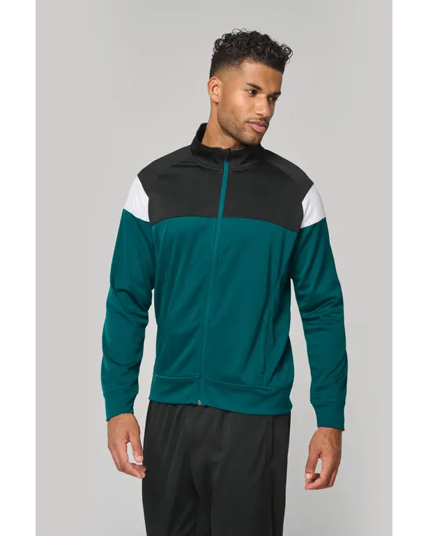 Zipped trainingsjack