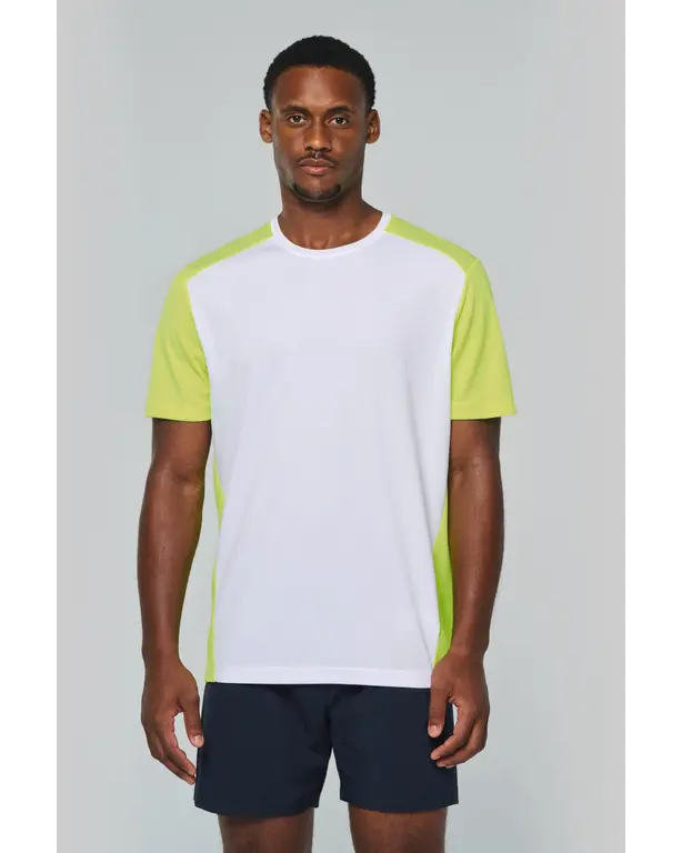 Bicolor Sports T-Shirt from Recycled Material