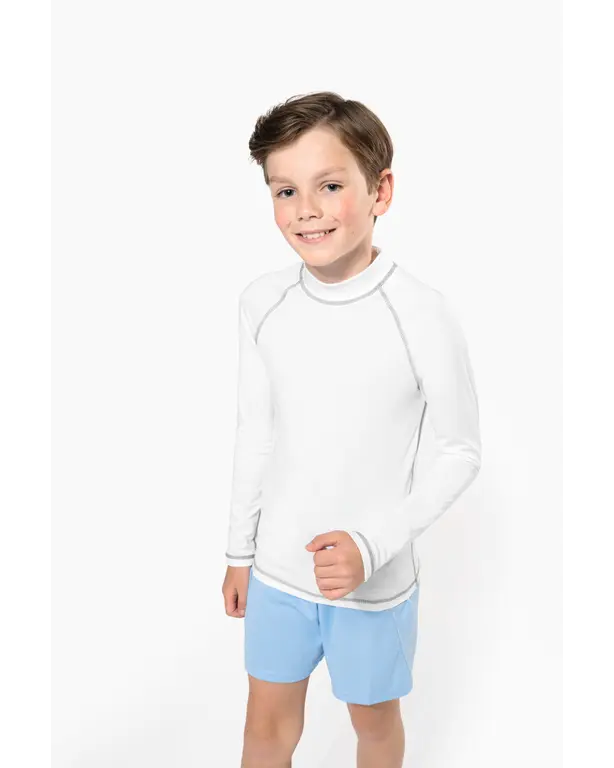 Technisch T-shirt met lange mouwen en UV-bescherming