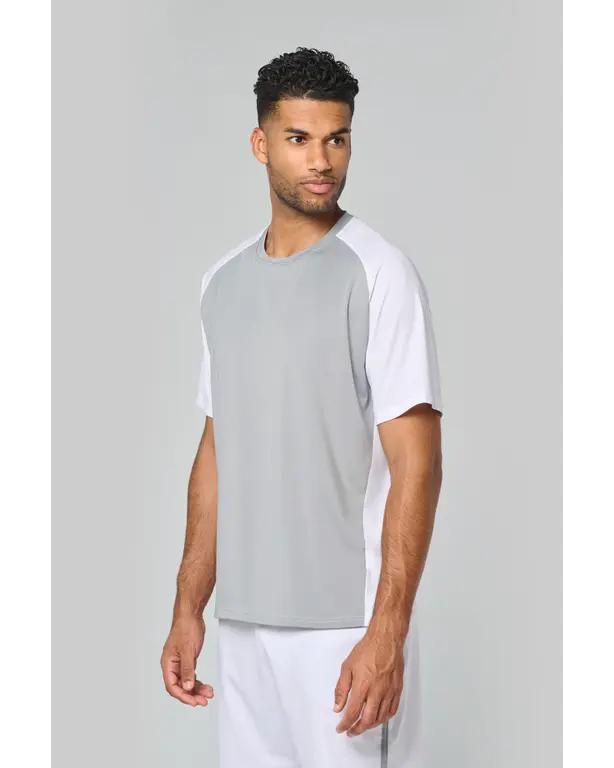 Bicolor Padel T-shirt with Raglan Sleeves