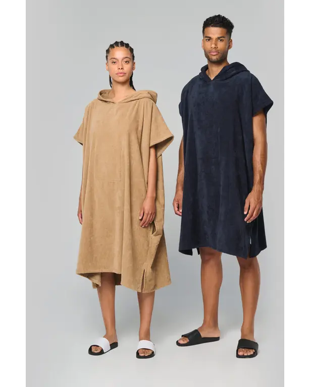 Badeponcho mit Kapuze