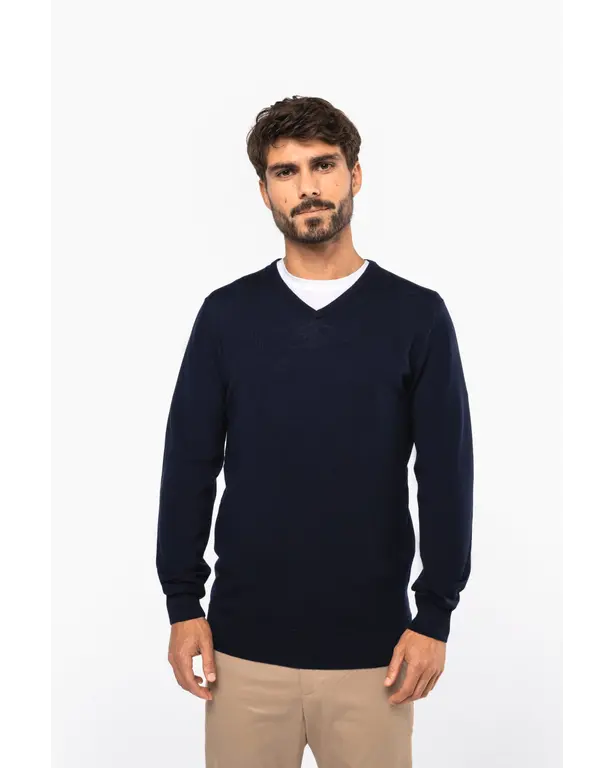 Merino V-Ausschnitt Pullover