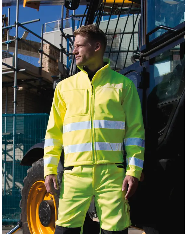 Softshell-Jacke High Viz