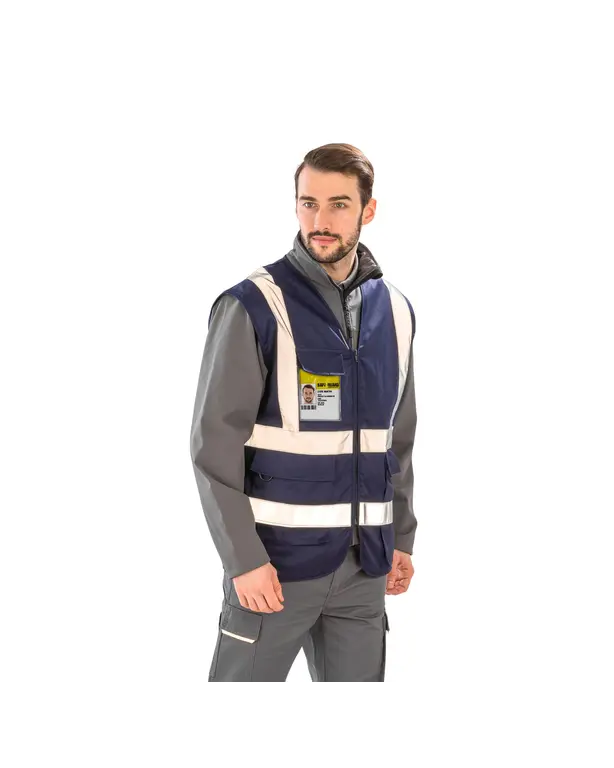 Gevaarlijkheidsvest met rits