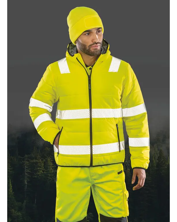 Recycelte Ripstop gepolsterte Sicherheitsjacke